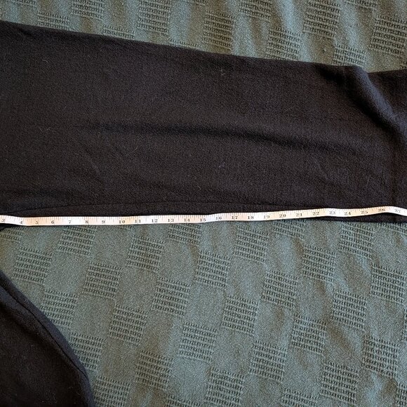 Eileen Fisher - Black Wool Wide Leg Pants - Picture 6 of 6